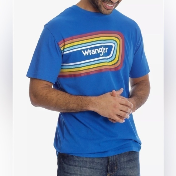 MEN’S Wrangler Graphic Tshirt - Medium - Picture 1 of 9